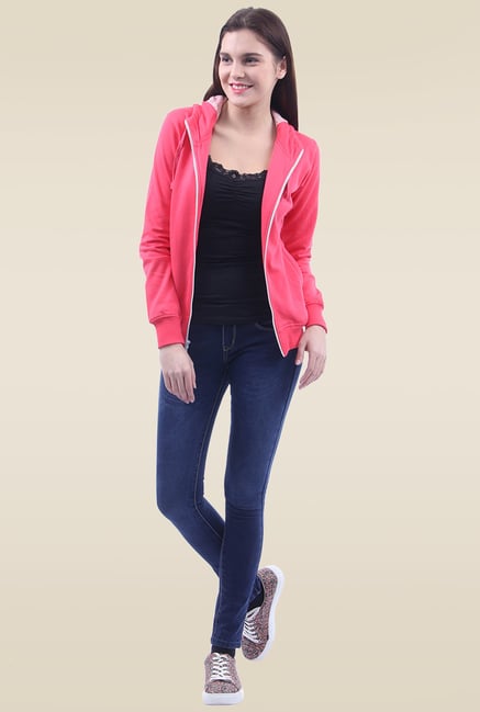 Monte Carlo Pink Hooded Slim Fit Sweatshirt Monte Carlo Pink Hooded Slim Fit Sweatshirt