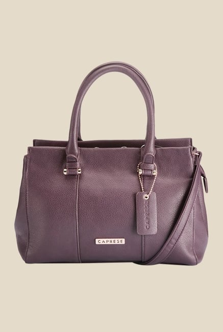 Caprese Zoe Plum Solid Handbag Caprese Zoe Plum Solid Handbag