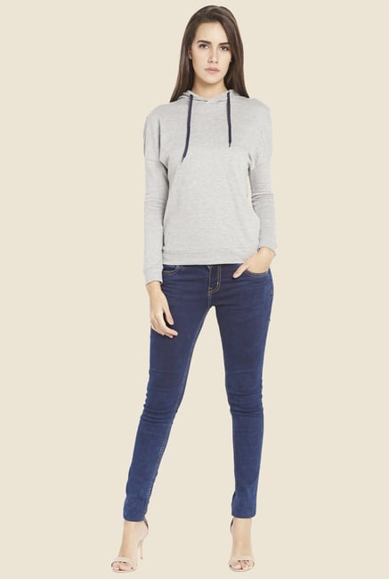 Globus Grey Textured Sweatshirt Globus Grey Textured Sweatshirt