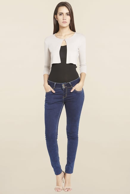 Globus Off White Solid Shrug Globus Off White Solid Shrug