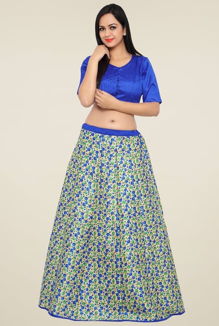 Triveni Multicolor Regular Fit Lehenga Choli Triveni Multicolor Regular Fit Lehenga Choli