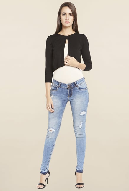 Globus Black Textured Shrug Globus Black Textured Shrug