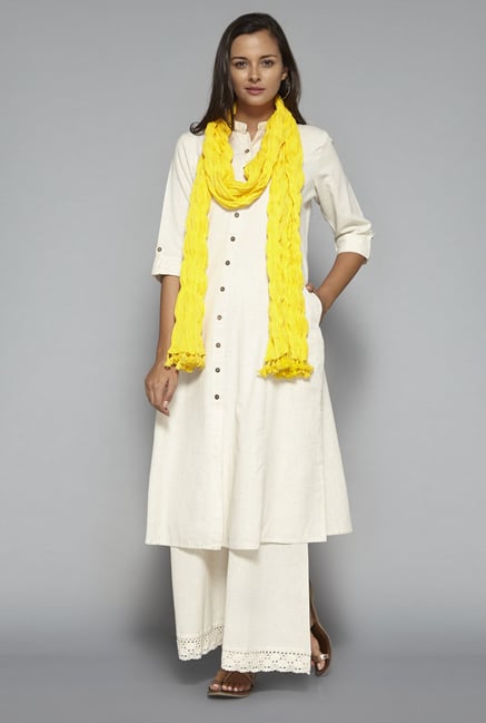 Utsa by Westside Yellow Crushed Dupatta Utsa by Westside Yellow Crushed Dupatta