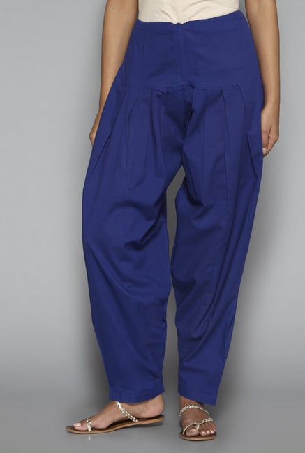 Utsa by Westside Blue Solid Salwar Utsa by Westside Blue Solid Salwar