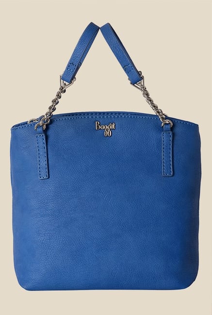 Baggit Ethel Angie Cobalt Blue Solid Handbag Baggit Ethel Angie Cobalt Blue Solid Handbag