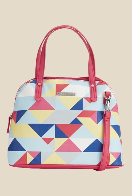 Caprese Paula Coral Red Printed Shoulder Bag Caprese Paula Coral Red Printed Shoulder Bag