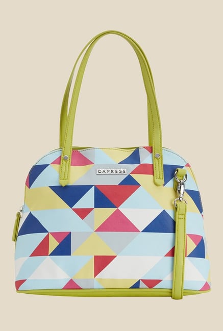 Caprese Paula Lime Green Printed Shoulder Bag Caprese Paula Lime Green Printed Shoulder Bag