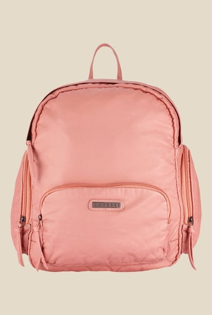 Caprese Lini Peach Solid Backpack Caprese Lini Peach Solid Backpack