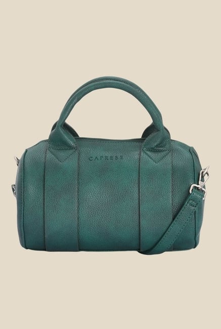 Caprese Teresa Green Solid Duffle Handbag Caprese Teresa Green Solid Duffle Handbag