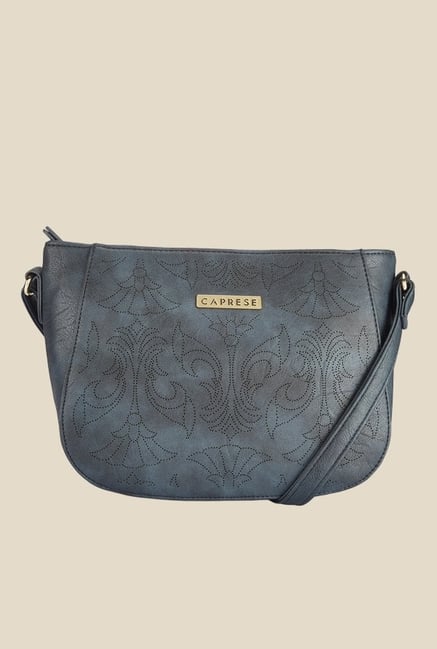Caprese Misandre Navy Textured Sling Bag Caprese Misandre Navy Textured Sling Bag