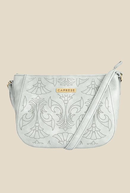 Caprese Misandre Grey Textured Sling Bag Caprese Misandre Grey Textured Sling Bag