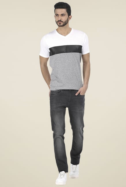 Basics Dark Grey Skinny Fit Jeans Basics Dark Grey Skinny Fit Jeans