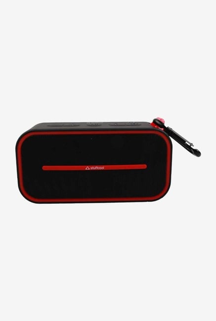 Stuffcool Mile Wireless Bluetooth Speaker (Black/Red) Stuffcool Mile Wireless Bluetooth Speaker (Black/Red)
