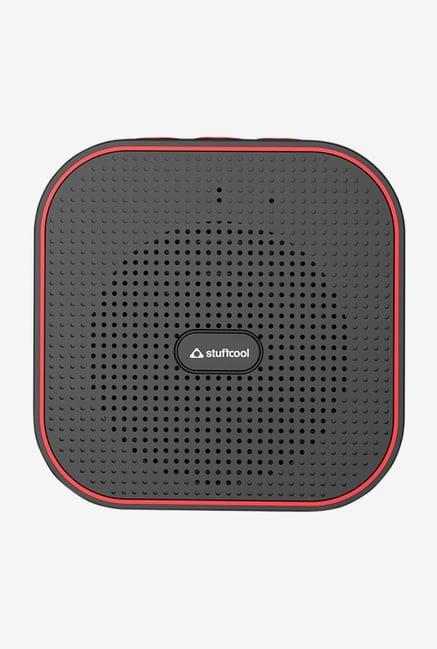 Stuffcool Monk Portable Bluetooth Speaker (Black/Red) Stuffcool Monk Portable Bluetooth Speaker (Black/Red)