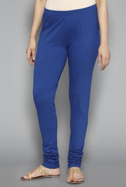 Utsa by Westside Blue Solid Churidar Utsa by Westside Blue Solid Churidar