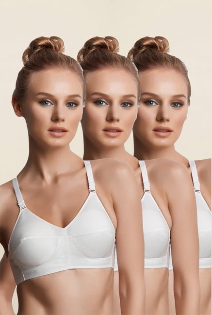 Libertina White Pearl Padded Bra (Pack Of 3) Libertina White Pearl Padded Bra (Pack Of 3)