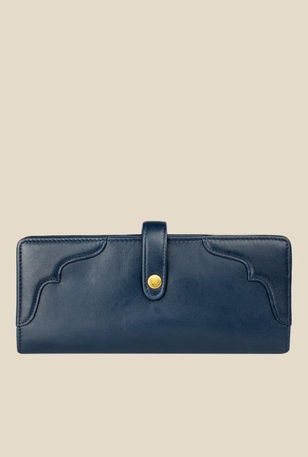Hidesign Hemlock W1 Navy Bi-Fold Leather Wallet Hidesign Hemlock W1 Navy Bi-Fold Leather Wallet