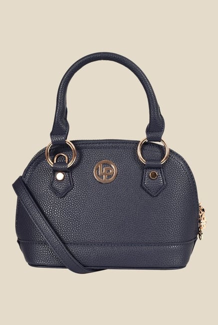 Lino Perros Navy Solid Handbag Lino Perros Navy Solid Handbag