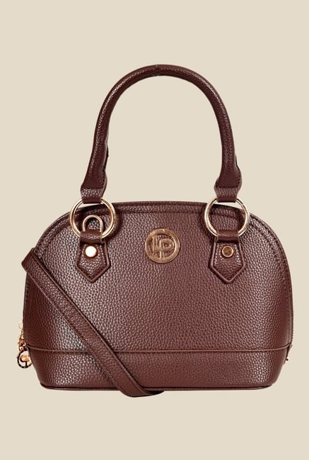 Lino Perros Brown Solid Handbag Lino Perros Brown Solid Handbag