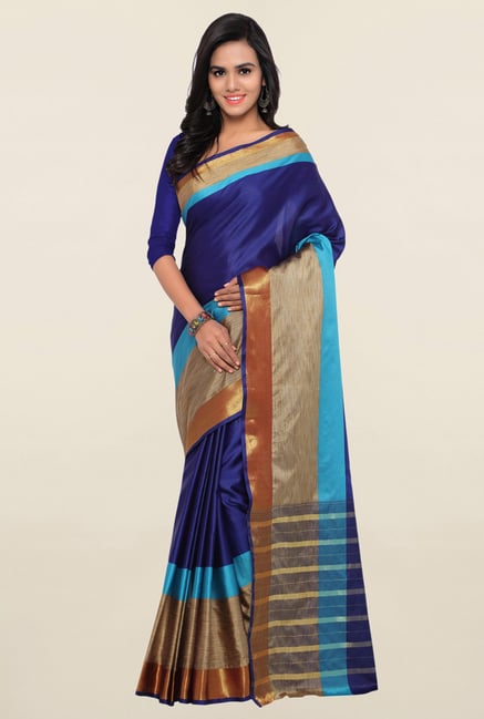 Triveni Purple Art Silk Saree Triveni Purple Art Silk Saree