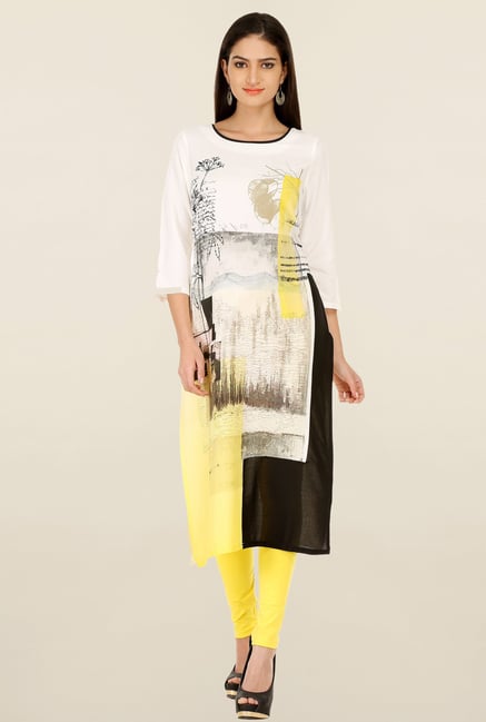 W White Printed Kurta W White Printed Kurta