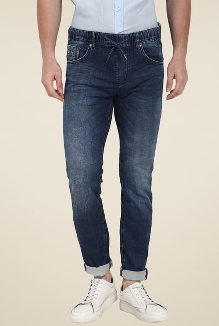 celio* Blue Skinny Fit Mid Rise Jeans celio* Blue Skinny Fit Mid Rise Jeans