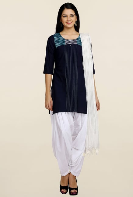 Aurelia Navy Printed Kurti Aurelia Navy Printed Kurti