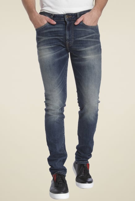 Jack & Jones Dark Blue Low Rise Jeans Jack & Jones Dark Blue Low Rise Jeans