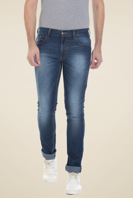 Vudu Blue Mid Rise Jeans Vudu Blue Mid Rise Jeans