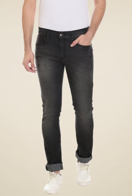 Vudu Black Mid Rise Jeans Vudu Black Mid Rise Jeans