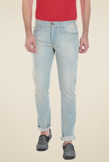 Vudu Sky Blue Slim Fit Jeans Vudu Sky Blue Slim Fit Jeans