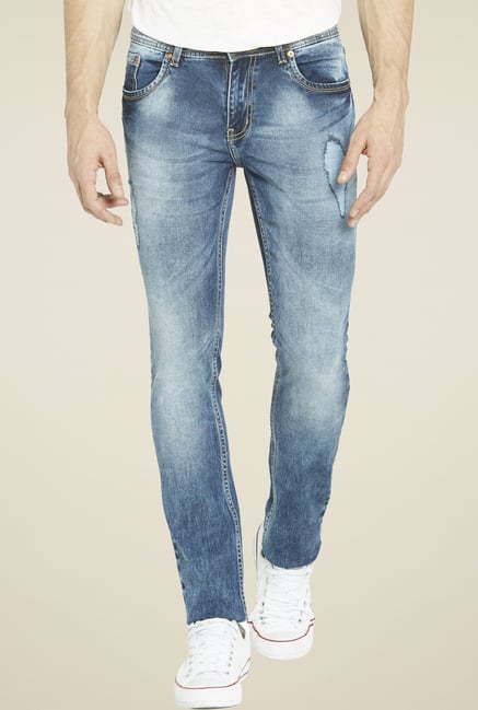 Globus Blue Mid Rise Cotton Jeans Globus Blue Mid Rise Cotton Jeans