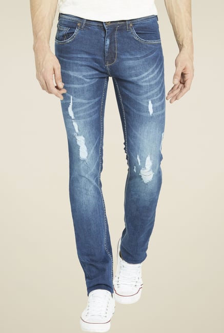 Globus Blue Regular Fit Mid Rise Jeans Globus Blue Regular Fit Mid Rise Jeans