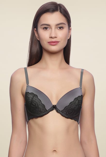 Zivame Grey Full Coverage Padded Bra Zivame Grey Full Coverage Padded Bra