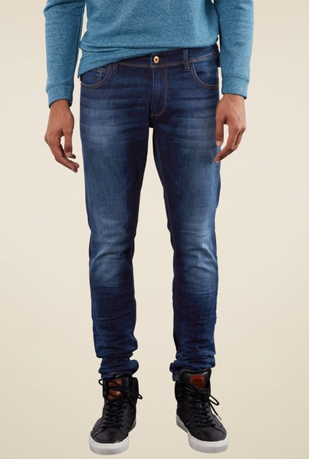 s.Oliver Blue Skinny Fit Jeans s.Oliver Blue Skinny Fit Jeans