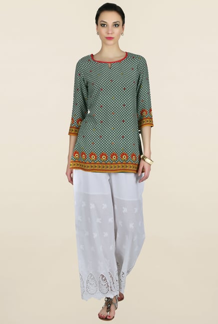 Juniper Green Printed Kurti Juniper Green Printed Kurti