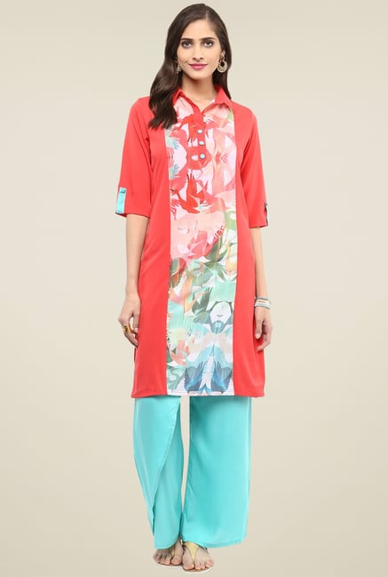 Pannkh Coral Printed Kurti Pannkh Coral Printed Kurti