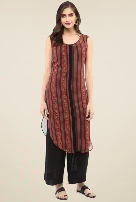 Pannkh Brown Regular Fit Kurta Pannkh Brown Regular Fit Kurta