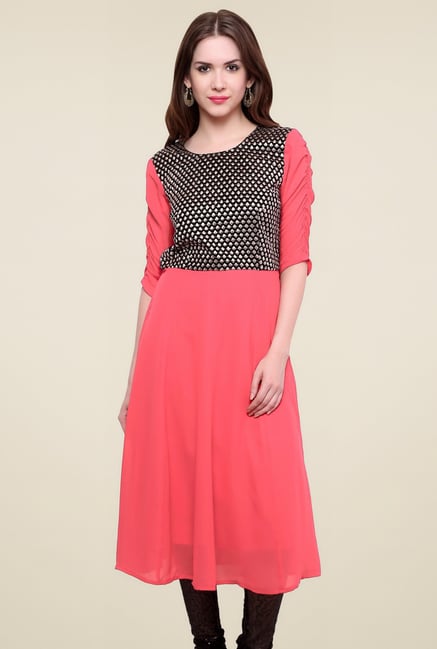 Pannkh Coral Regular Fit Kurti Pannkh Coral Regular Fit Kurti