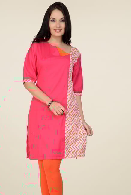 Pannkh Cyan Cotton Kurti Pannkh Cyan Cotton Kurti