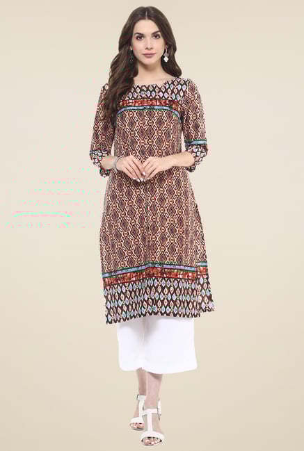 Pannkh Multicolor Printed Kurti Pannkh Multicolor Printed Kurti