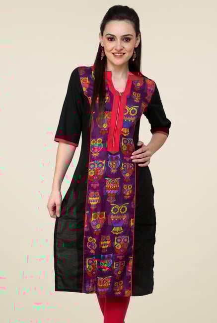 Pannkh Purple Regular Fit Kurti Pannkh Purple Regular Fit Kurti