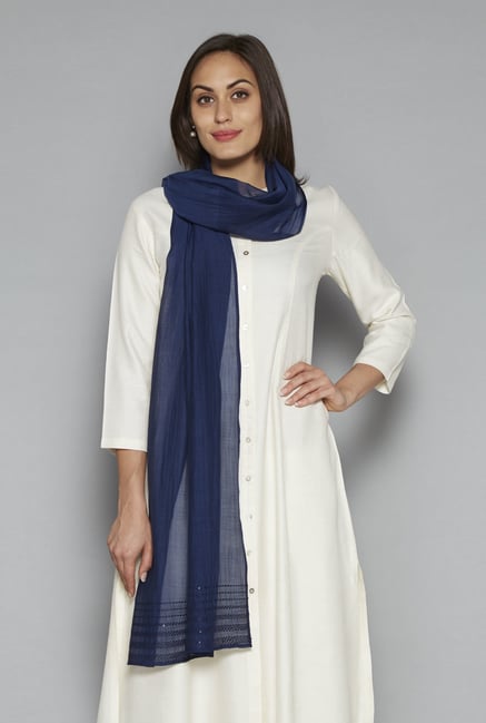 Zuba by Westside Indigo Embellished Dupatta Zuba by Westside Indigo Embellished Dupatta
