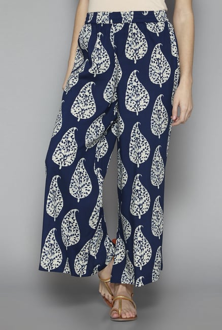Utsa by Westside Indigo Printed Palazzos Utsa by Westside Indigo Printed Palazzos
