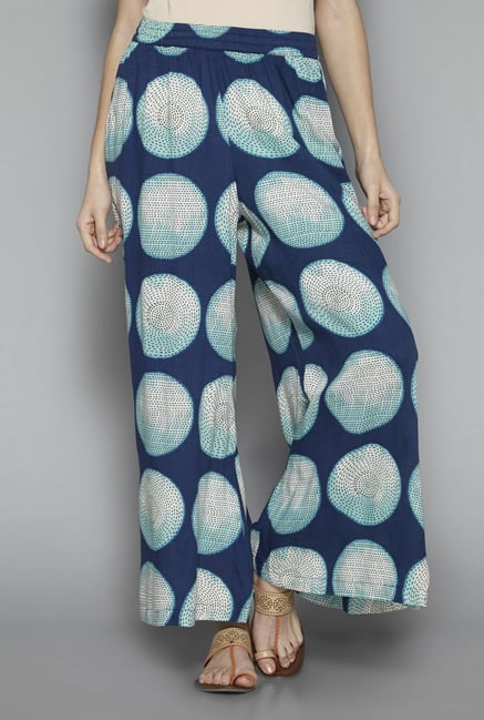Utsa by Westside Indigo Printed Palazzos Utsa by Westside Indigo Printed Palazzos