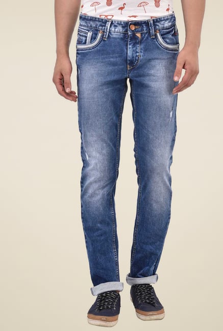 Blue Buddha Blue Mid Rise Denim Jeans Blue Buddha Blue Mid Rise Denim Jeans