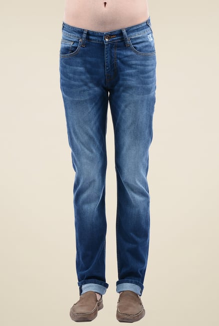 Pepe Jeans Blue Mid Rise Slim Fit Jeans Pepe Jeans Blue Mid Rise Slim Fit Jeans