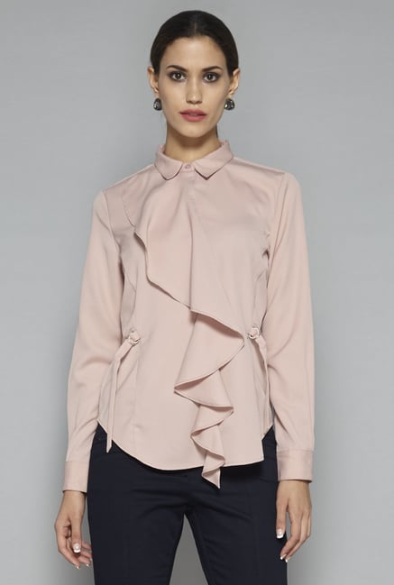 Wardrobe by Westside Pink Molly Blouse Wardrobe by Westside Pink Molly Blouse