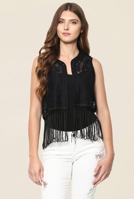 109 F Black Lace Shrug 109 F Black Lace Shrug