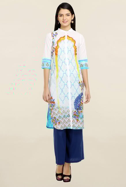 Aurelia White Printed Kurti Aurelia White Printed Kurti
